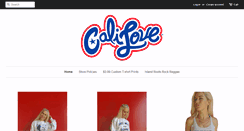 Desktop Screenshot of calilovewear.com